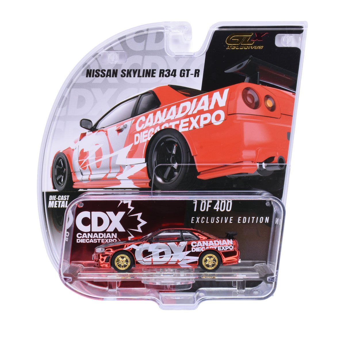 Greenlight 1:64 Nissan Skyline R34 GT-R Dinner Edition Canadian DieCast Expo 2026
