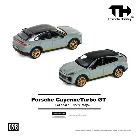 Trends Hobby 1:64 Porsche Cayenne Turbo GT Grey 241090B