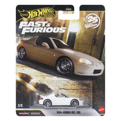 Hot Wheels Premium 1:64 Fast and Furious 25th Anniversary Case P Set of 10