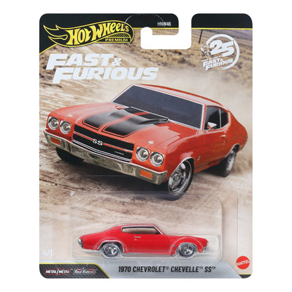 Hot Wheels Premium 1:64 Fast and Furious 25th Anniversary Case P Set of 10