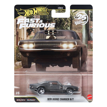 Hot Wheels Premium 1:64 Fast and Furious 25th Anniversary Case Q Set of 10