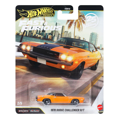 Hot Wheels Premium 1:64 Fast and Furious 25th Anniversary Case Q Set of 10