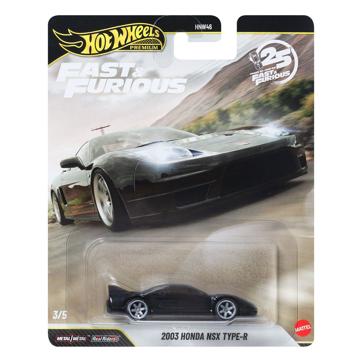 Hot Wheels Premium 1:64 Fast and Furious 25th Anniversary Case Q Set of 10