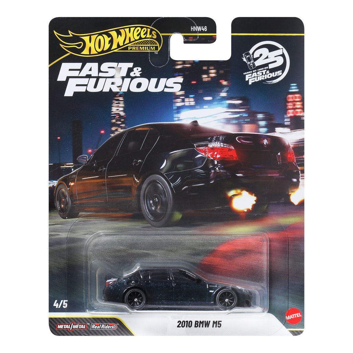 Hot Wheels Premium 1:64 Fast and Furious 25th Anniversary Case Q Set of 10