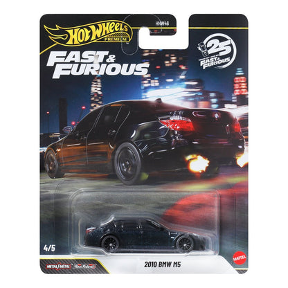 Hot Wheels Premium 1:64 Fast and Furious 25th Anniversary Case Q Set of 10