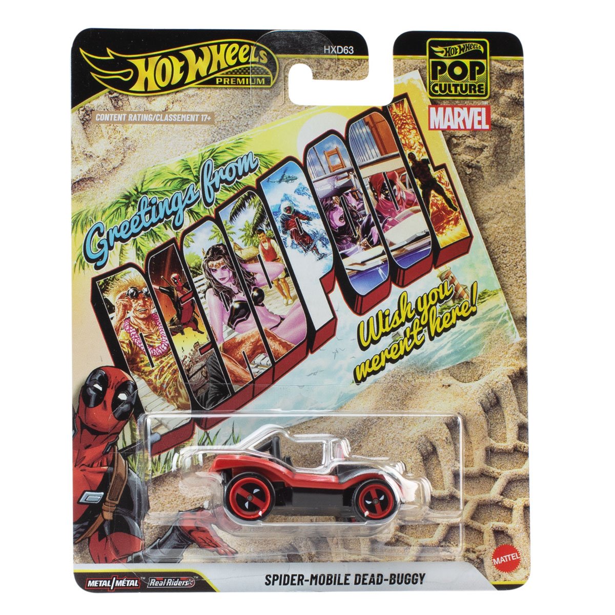 Hot Wheels Premium 1:64 Pop Culture 2025 Case Q Set of 5 HXD63-956Q
