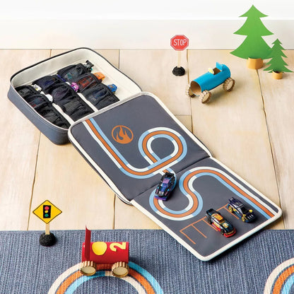 Hot Wheels Retro Interactive Zipper Kids' Car Storage Carrying Case by Pillowfort™