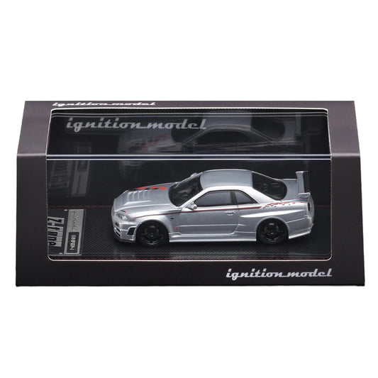 Ignition Model 1:64 Nismo R34 GT-R Z-Tune Silver IG3840