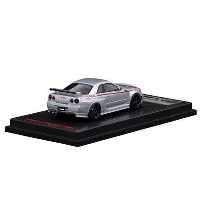 Ignition Model 1:64 Nismo R34 GT-R Z-Tune Silver IG3840