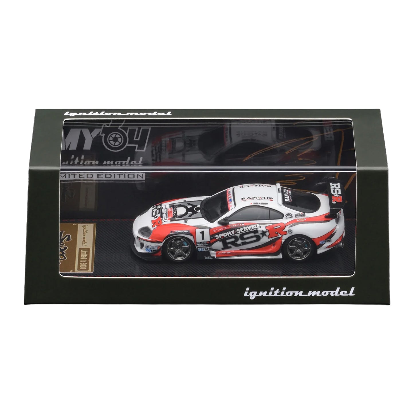 Ignition Model 1:64 Toyota Supra (JZA80) RZ White Malaysia Exclusive