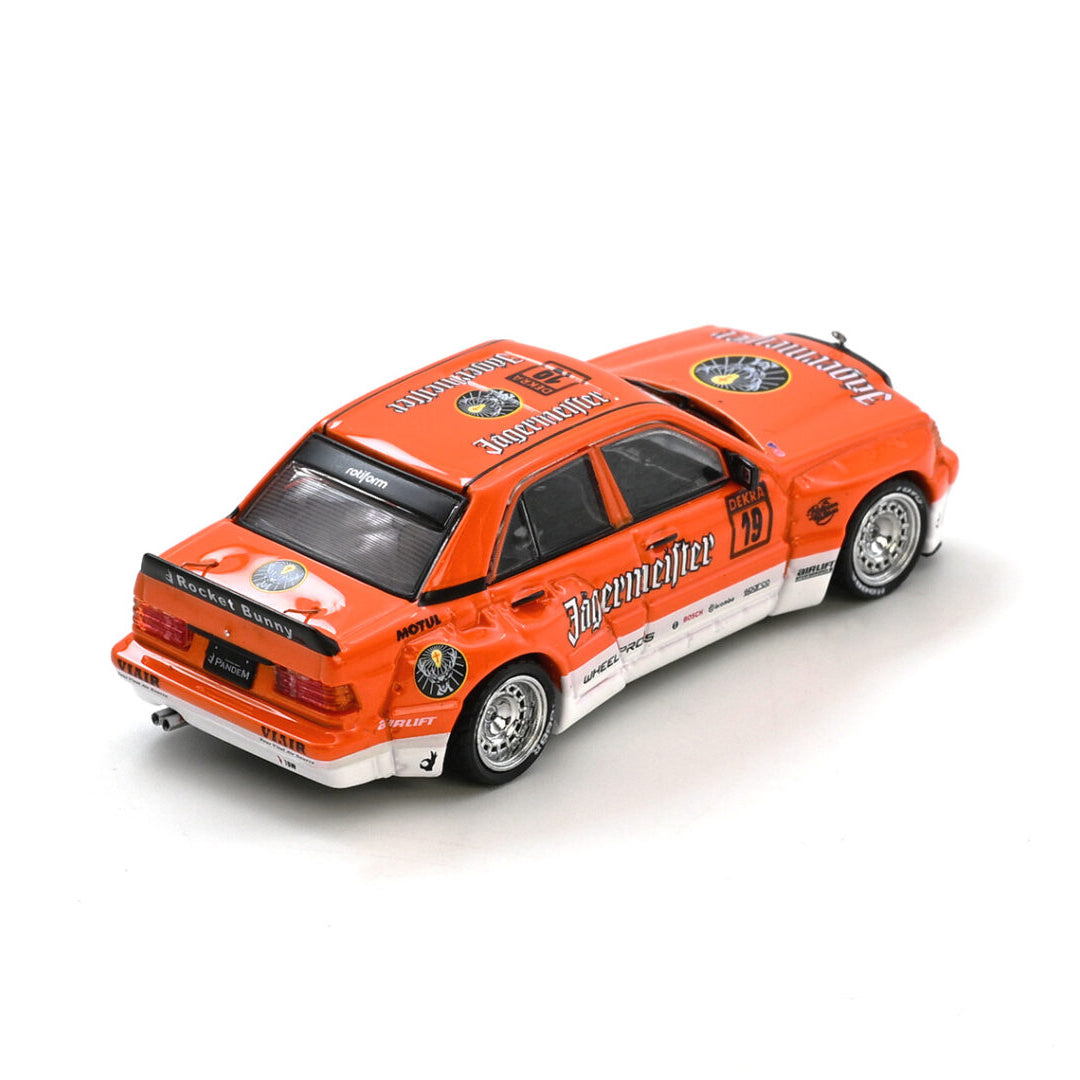 Inno64 1:64 Mercedes-Benz 190E Pandem Rocket Bunny Jagermeister Orange