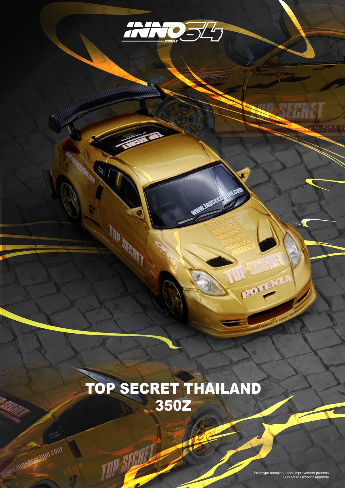 [PRE ORDER] Inno64 1:64 Top Secret Thailand 350Z