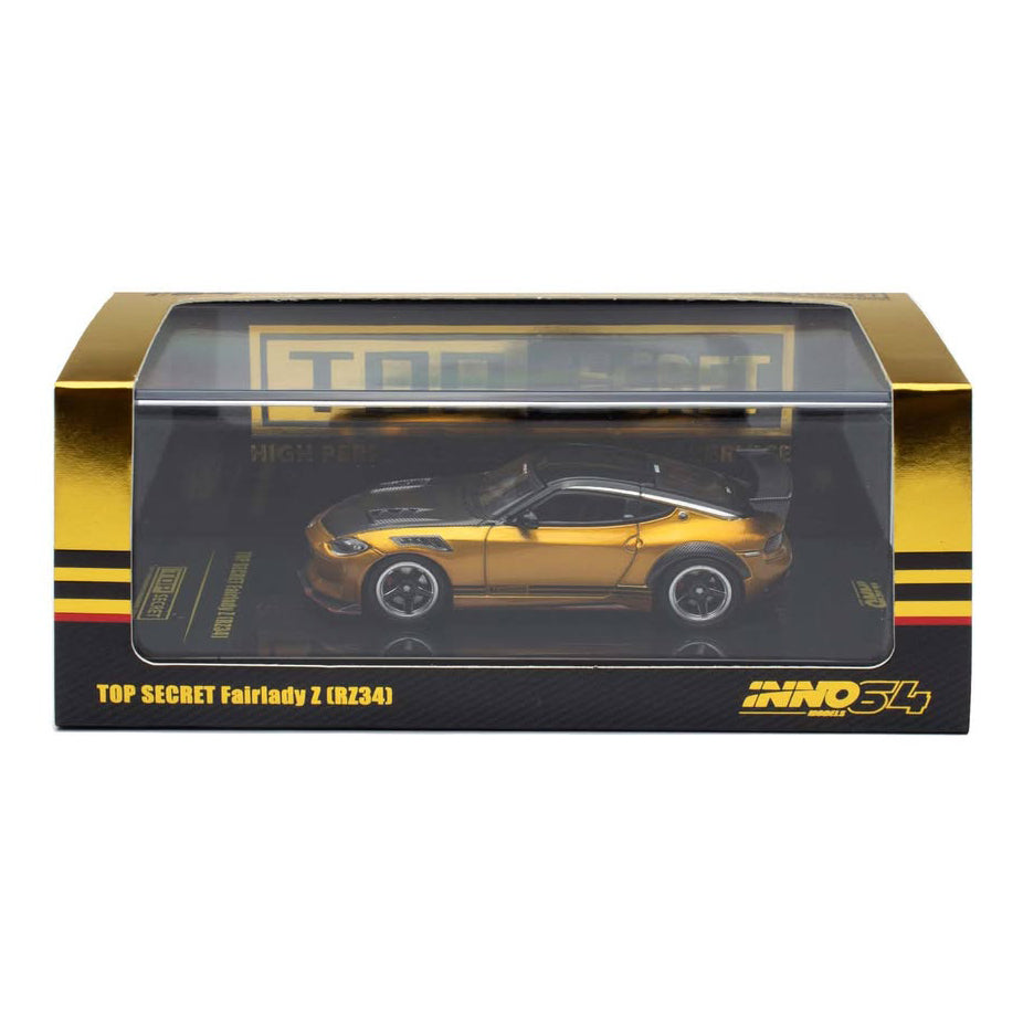 Inno64 1:64 Top Secret Fairlady Z RZ34 Gold