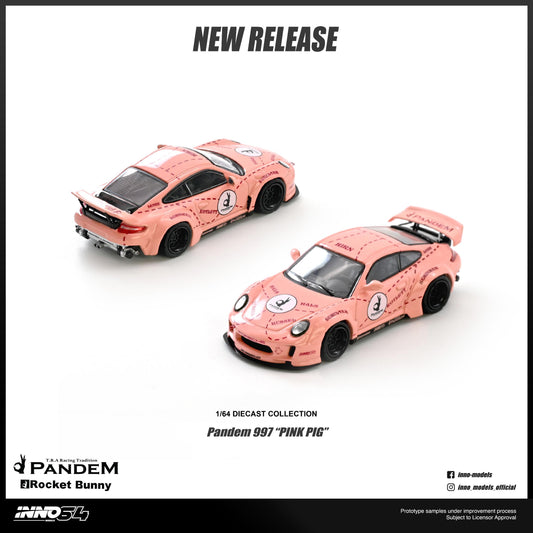 [PRE ORDER] Inno64 1:64 Pandem 997 Pink Pig