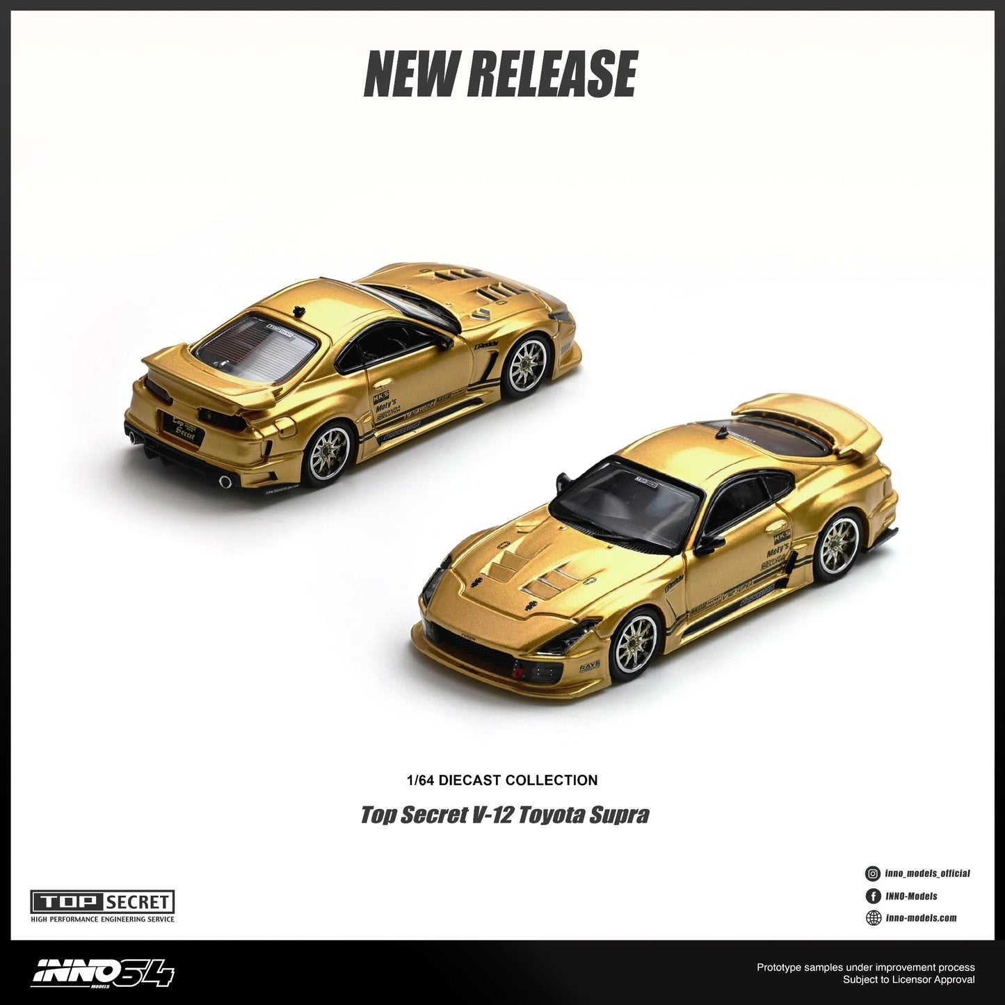 [PRE ORDER] Inno64 1:64 Top Secret V12 Supra