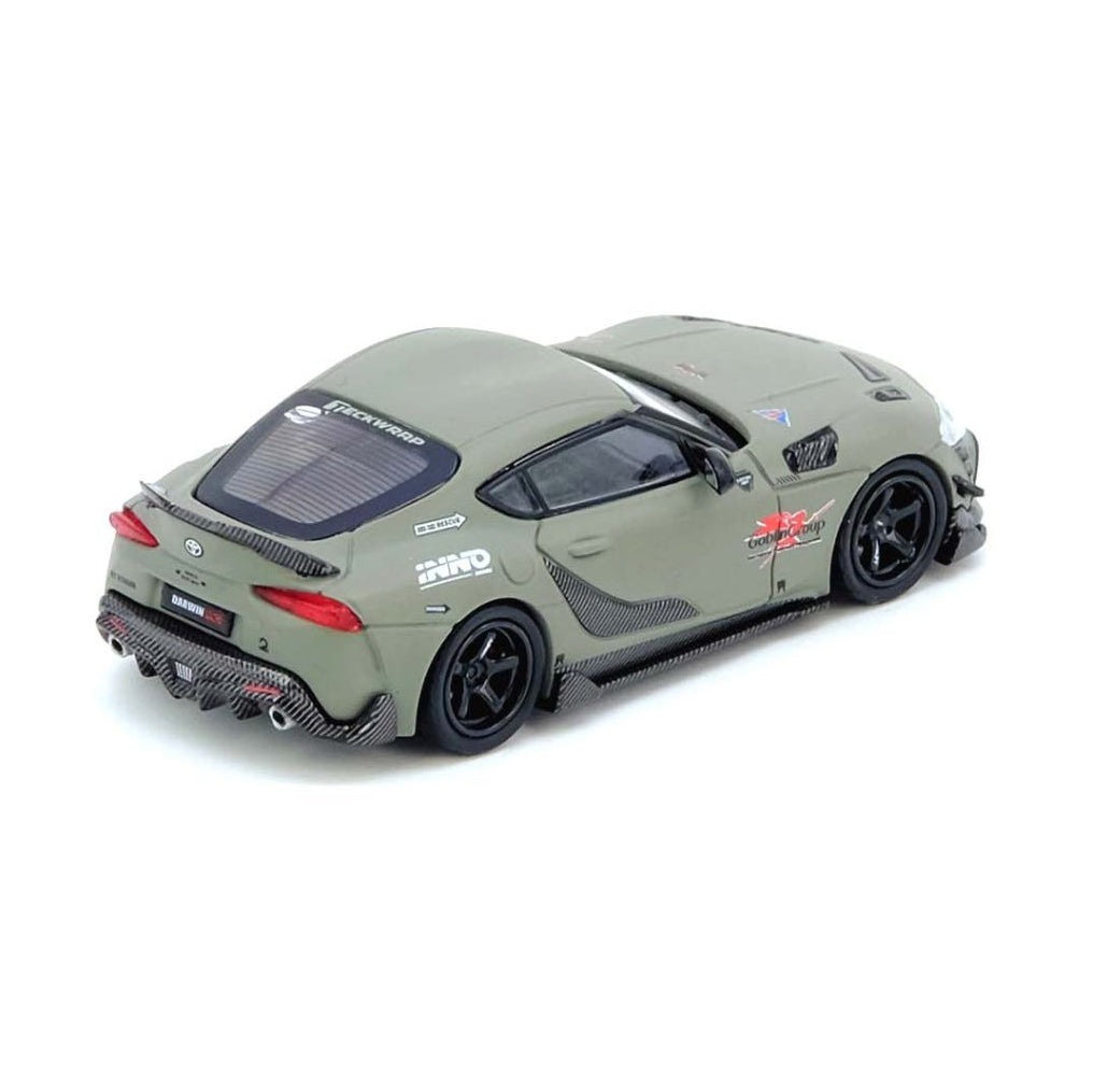 Inno64 1:64 Toyota Supra A90 Darwin Pro Matt Green