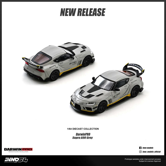 [PRE ORDER] Inno64 1:64 Toyota Supra A90 DarwinPRO Matt Grey