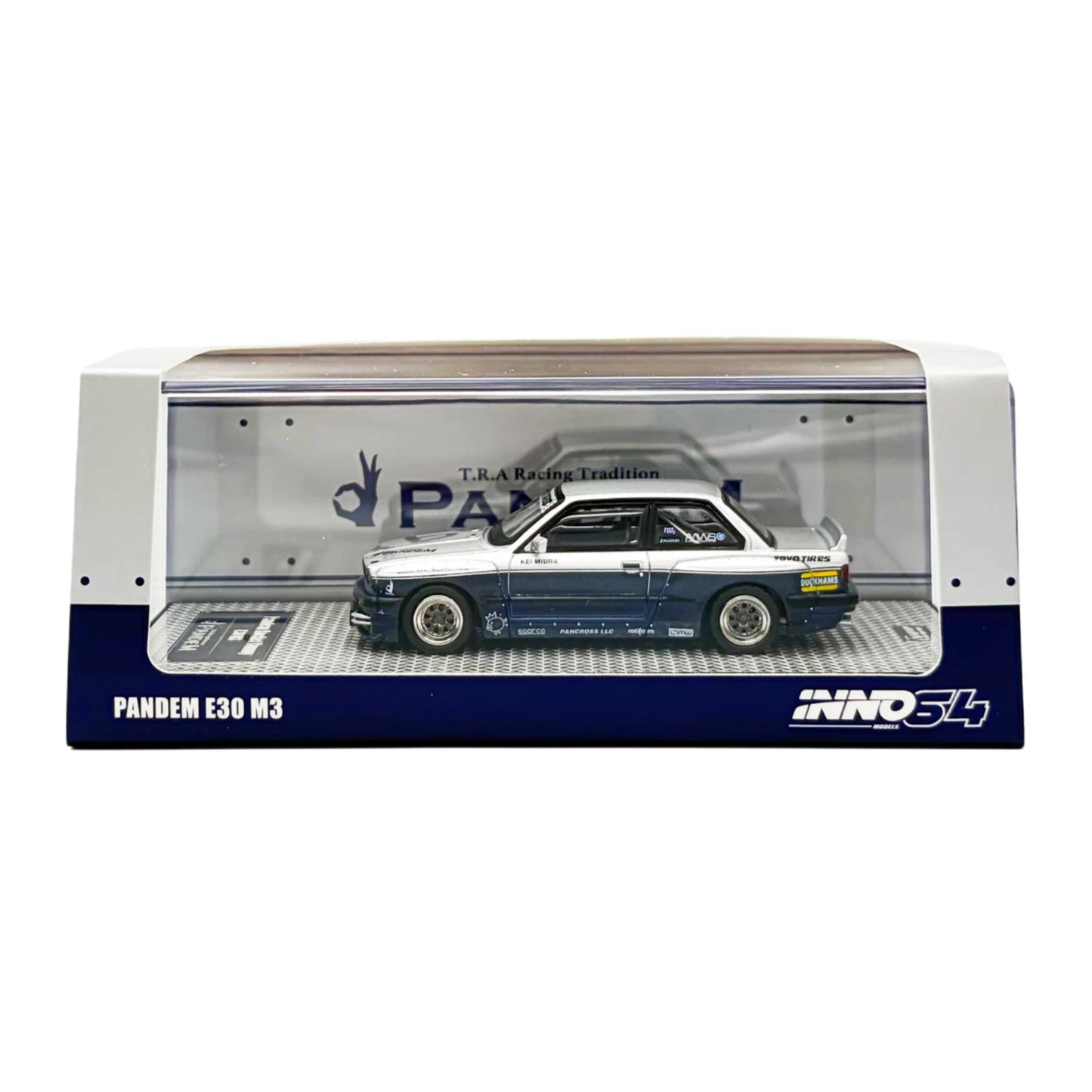 Inno64 1:64 Pandem Rocket Bunny E30 M3 Silver and Blue