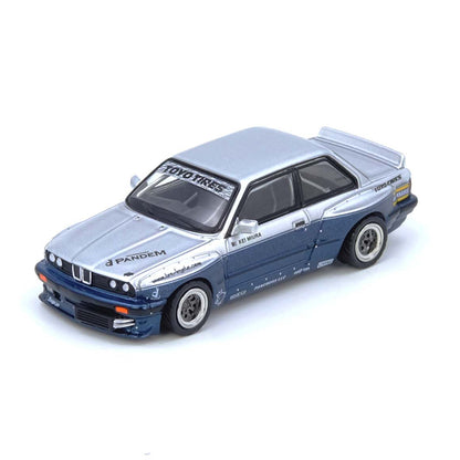 Inno64 1:64 Pandem Rocket Bunny E30 M3 Silver and Blue