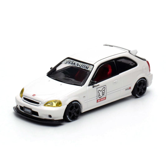 Inno64 1:64 Honda Civic Type-R (EK9) White TDE 2025