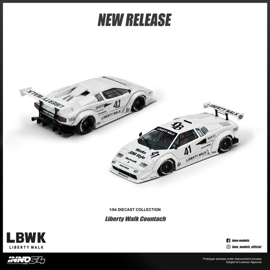 [PRE ORDER] Inno64 1:64 Liberty Walk Countach