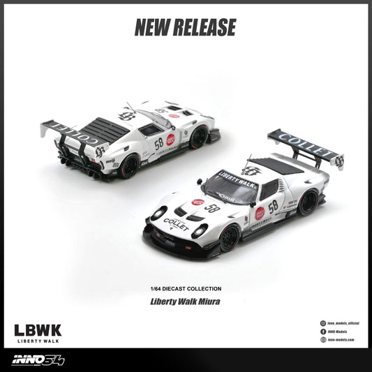 [PRE ORDER] Inno64 1:64 LB-Silhouette Works Miura GT