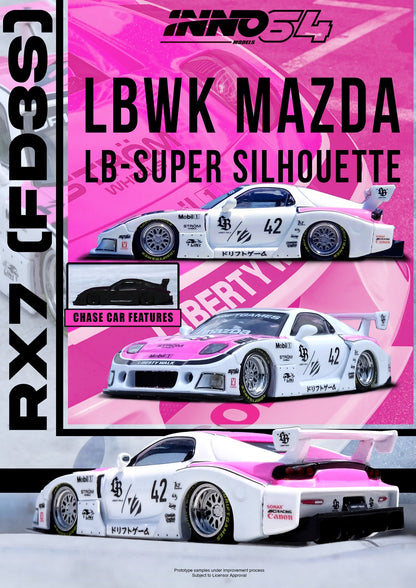 [PRE ORDER] Inno64 1:64 Mazda RX7 (FD3S) LB-Super Silhouette Drift Games 2025