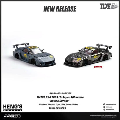 Inno64 1:64 Mazda RX-7 FD3S LB-Super Silhouette Heng's Garagen TDE 2026