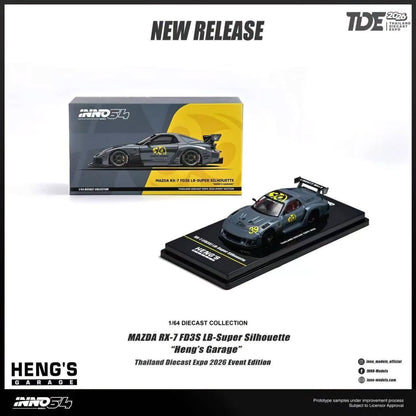 Inno64 1:64 Mazda RX-7 FD3S LB-Super Silhouette Heng's Garagen TDE 2026