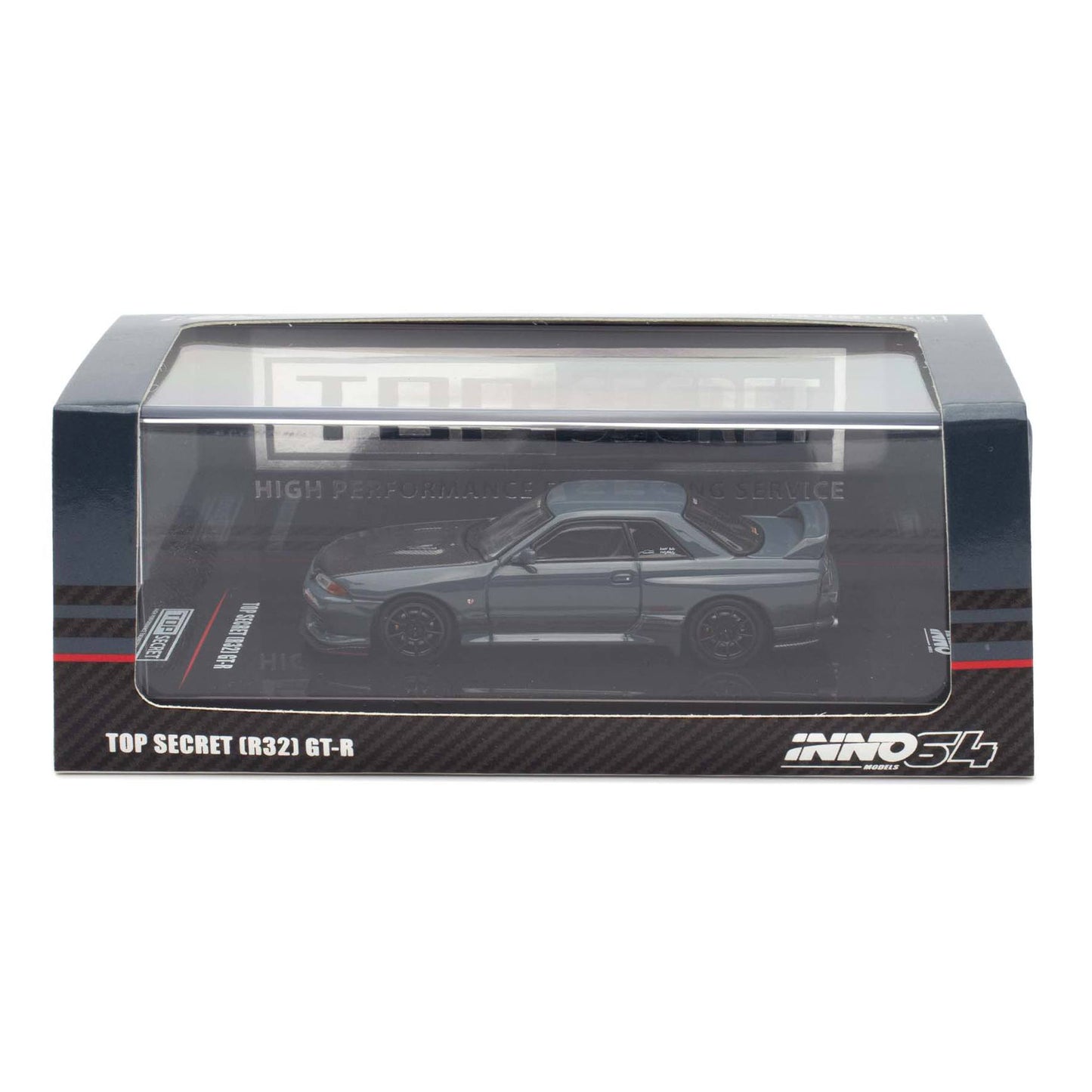 Inno64 1:64 Nissan Top Secret R32 GT-R Stealth Grey