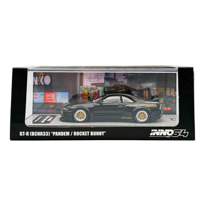Inno64 1:64 Pandem GT-R BCNR33 Black