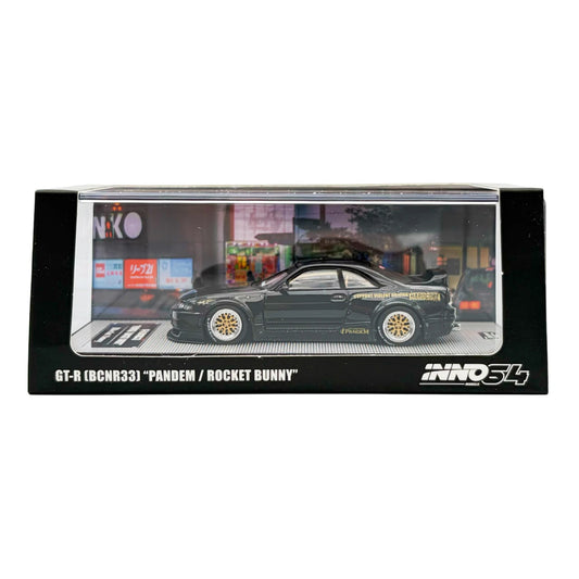 Inno64 1:64 Pandem GT-R BCNR33 Black