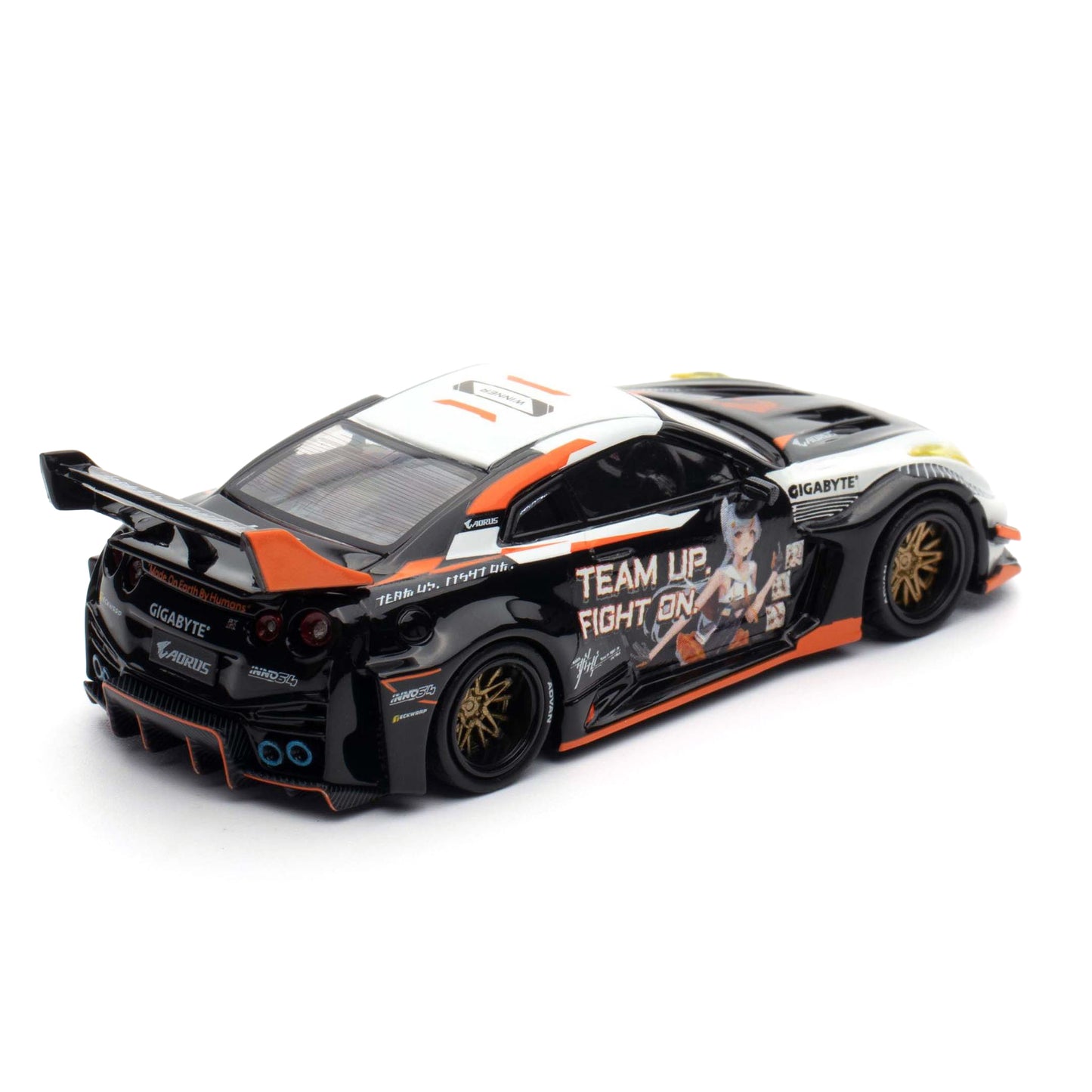 Inno64 1:64 Nissan GT-R R35 Widebody Aorus X Inno64 Limited Edition