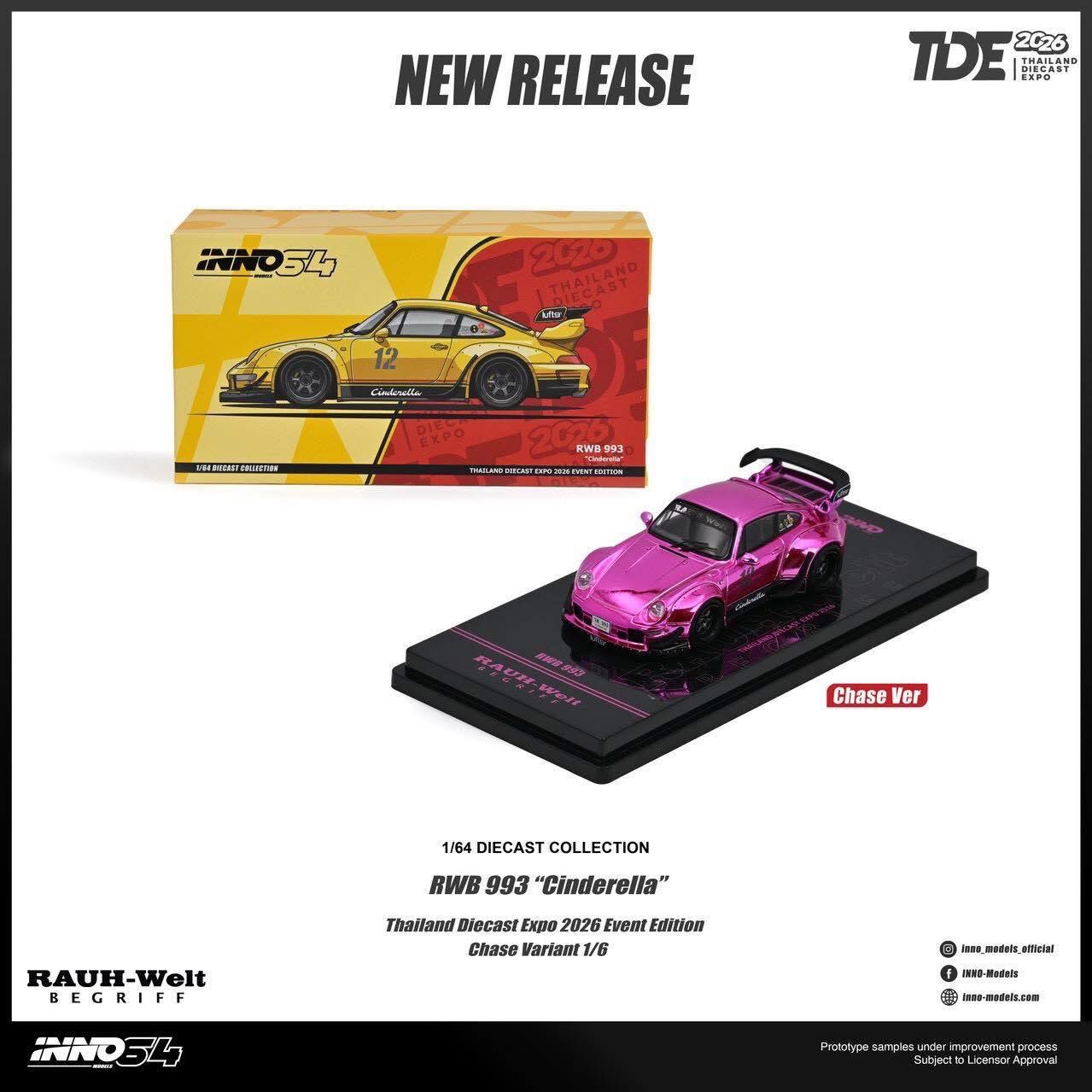 Inno64 1:64 RWB993 Cinderella TDE 2026