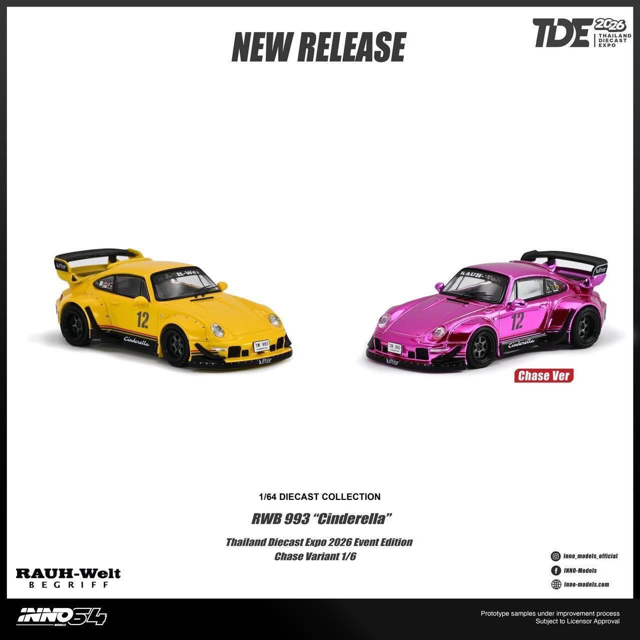 Inno64 1:64 RWB993 Cinderella TDE 2026