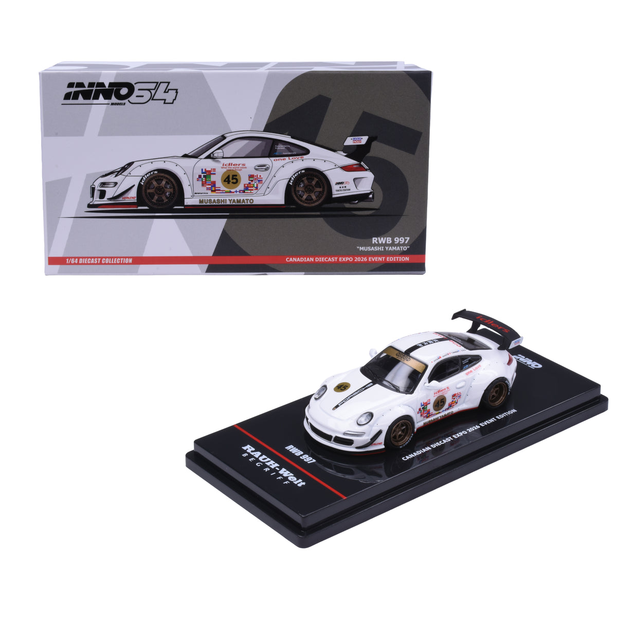 Inno64 1:64 RWB 997 Musashi Yamato Canadian Diecast Expo 2026