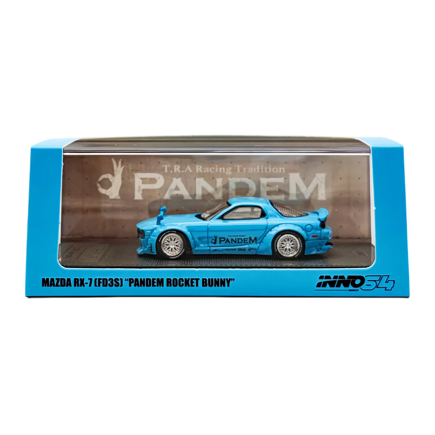 Inno64 1:64 Pandem Rocket Bunny RX7 FD3S Tiffany Blue