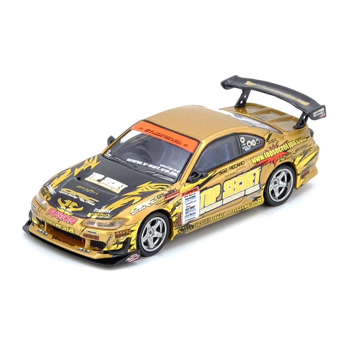 Inno64 1:64 Top Secret Silvia S15 Gold D1 Grand Prix Series Champion 2004