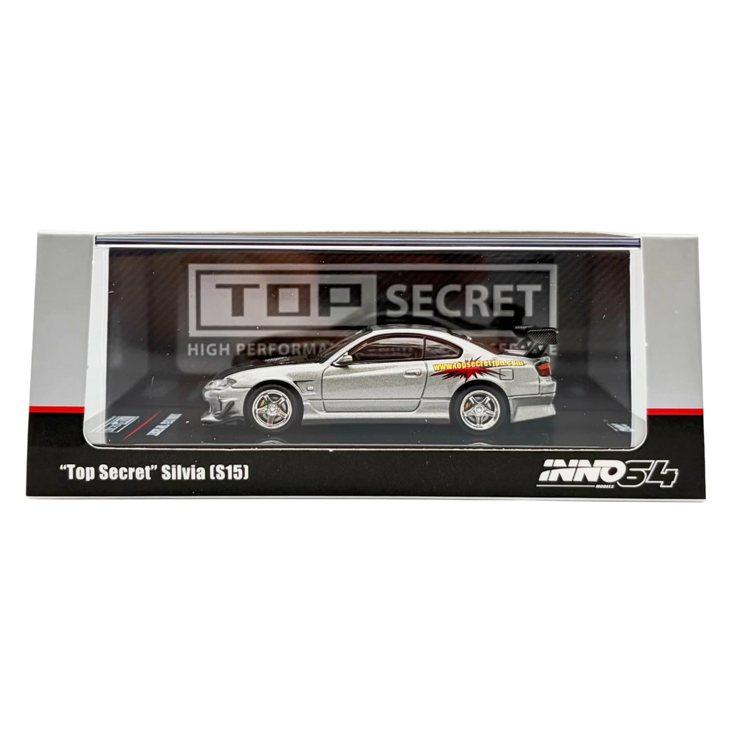 Inno64 1:64 Top Secret Silvia S15 Silver