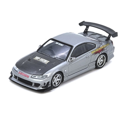 Inno64 1:64 Top Secret Silvia S15 Silver