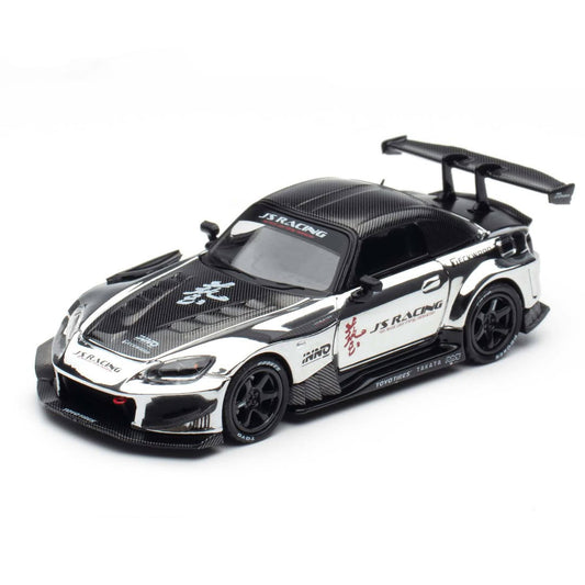 Inno64 1:64 Honda S2000 J'S Racing Chrome Silver Tokyo Auto Salon Hong Kong 2025