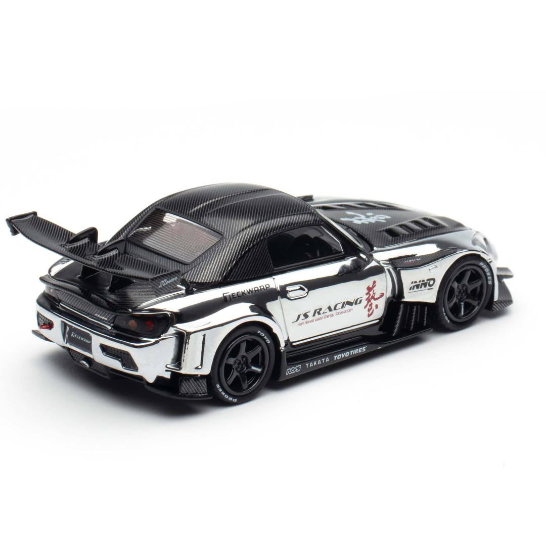 Inno64 1:64 Honda S2000 J'S Racing Chrome Silver Tokyo Auto Salon Hong Kong 2025
