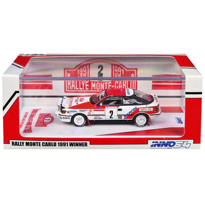 Inno64 1:64 Toyota Celica GT-FOUR (ST165) Winner Rally Monte Carlo 1991