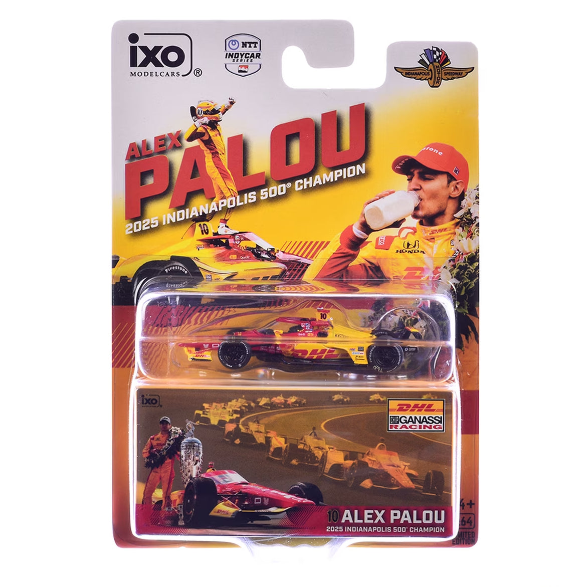 IXO Model 1:64 Alex Palou Indianapolis 500 Champion NTT Indy Car