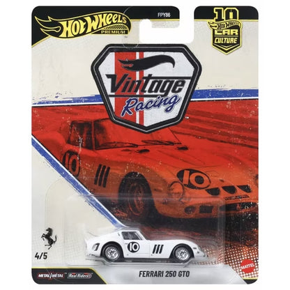 Hot Wheels Premium 1:64 Vintage Racing Ferrari 250 GTO