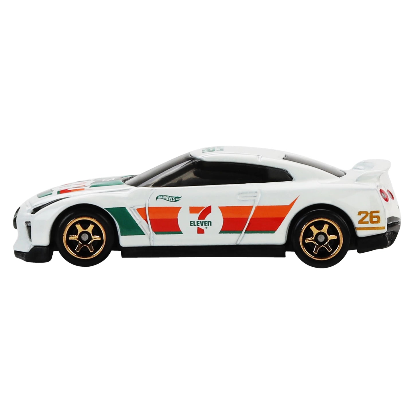 Hot Wheels Silver Series 1:64 2017 Nissan GT-R R35 7 Eleven