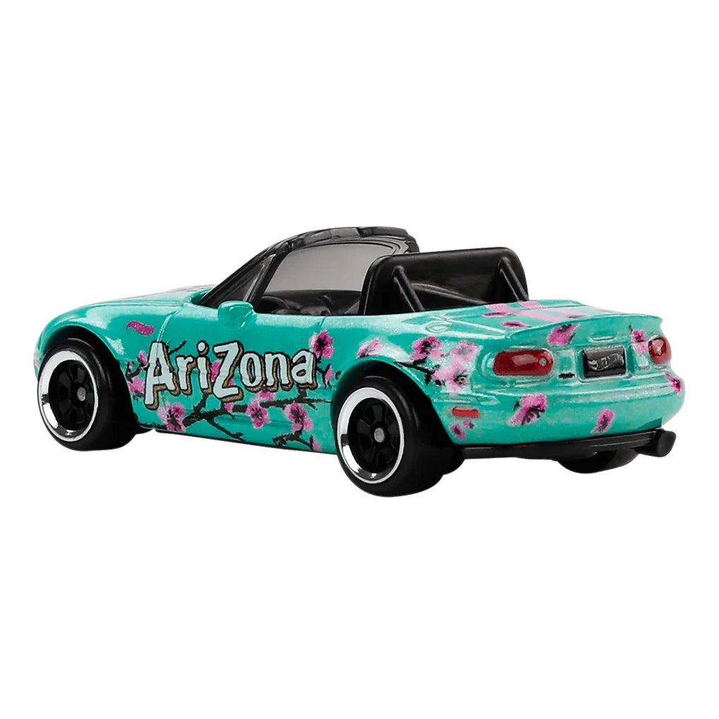 Hot Wheels Silver Series 1:64 1991 Mazda MX-5 Miata Arizona Cherry Blossom