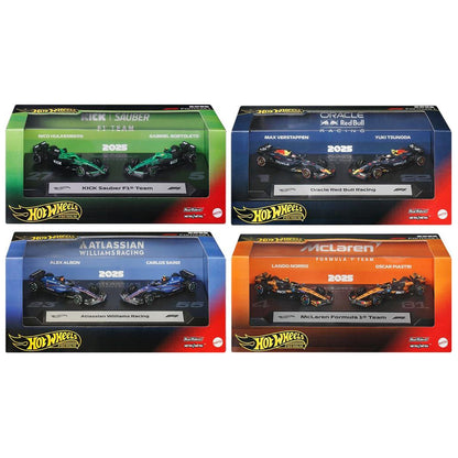 Hot Wheels Premium 1:64 Formula 1 2026 Mix B Pack Case of 4