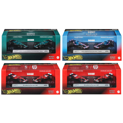 Hot Wheels Premium 1:64 Formula 1 2026 Mix C Pack Case of 4