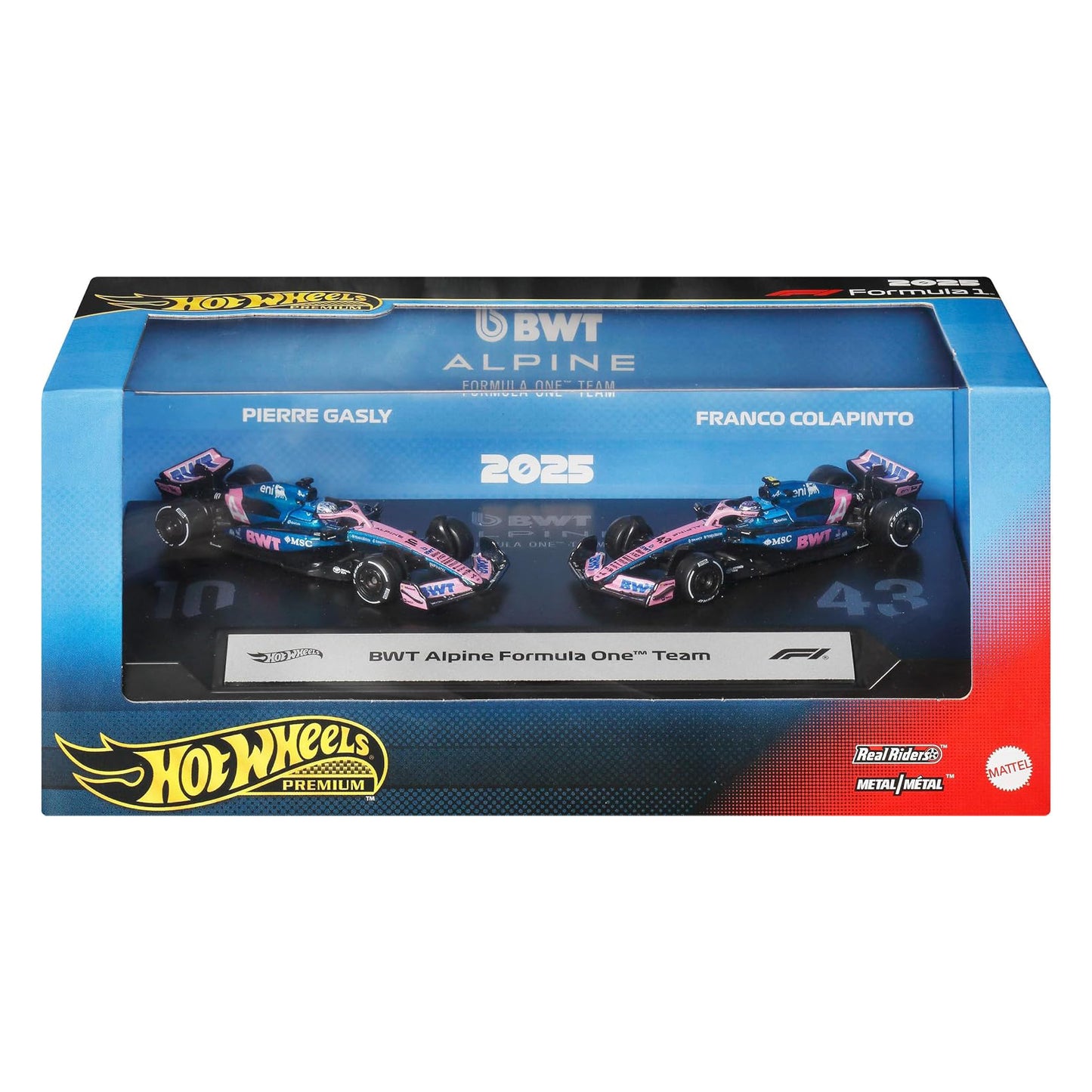 Hot Wheels Premium 1:64 Formula 1 2026 Mix C Pack Case of 4